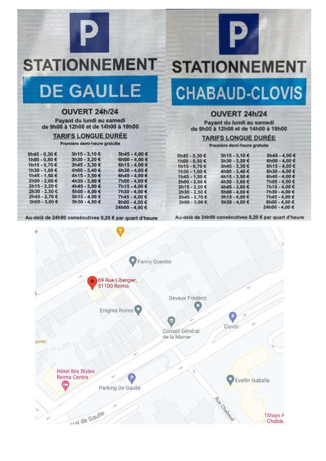 Le Coquet Logement Climatise Face A La Cathedrale - 3G Reims Eksteriør bilde